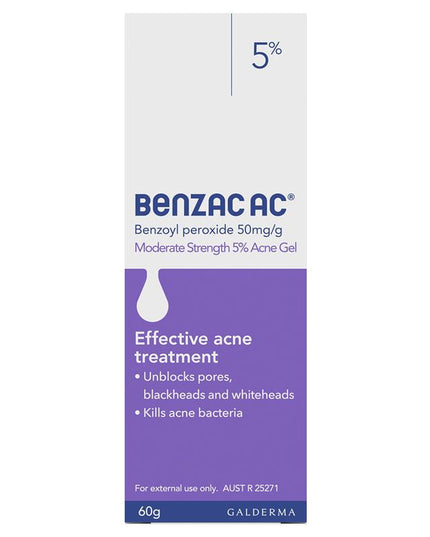 Benzac AC Gel 5% 60g