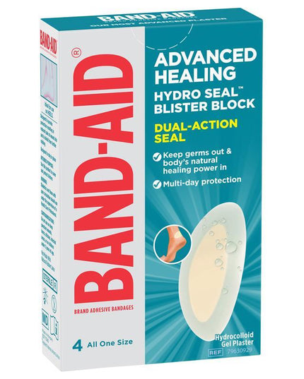 Band-Aid Advanced Healing Hydro Seal Blister Block 4 Pack