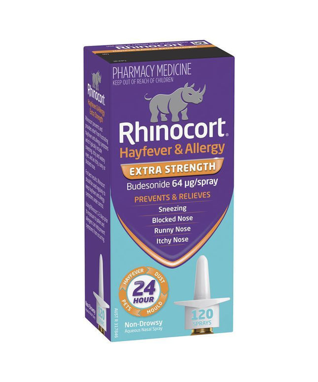 Rhinocort Extra Strength Hayfever & Allergy Nasal Spray 120 Sprays