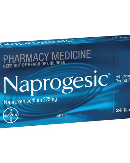 Naprogesic 275mg Tablets 24 Pack