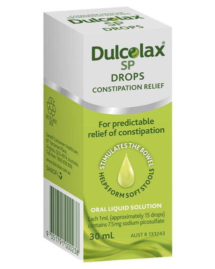 Dulcolax Laxatives Liquid SP Drops for Constipation Relief 30mL