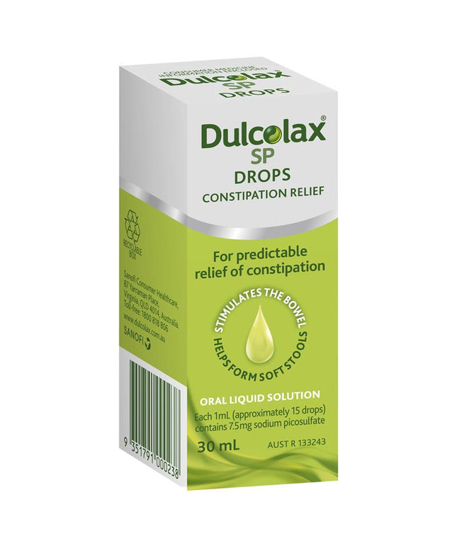 Dulcolax Laxatives Liquid SP Drops for Constipation Relief 30mL