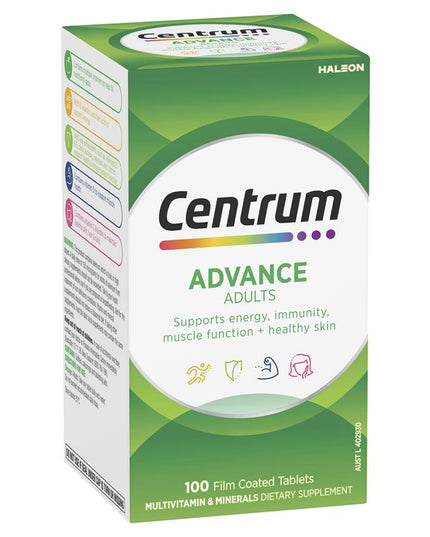 Centrum Advance Multivitamin 100 Tablets
