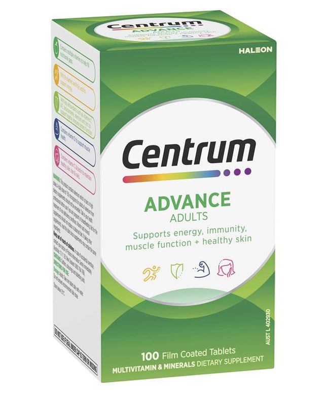 Centrum Advance Multivitamin 100 Tablets