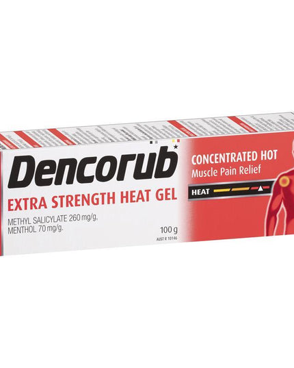 Dencorub Extra Strength Heat Gel 100g