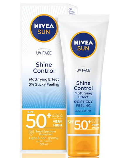NIVEA Sun UV Face Sunscreen Shine Control SPF50 50ml