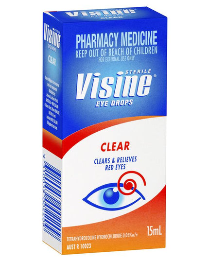 Visine Clear Eye Drops 15mL