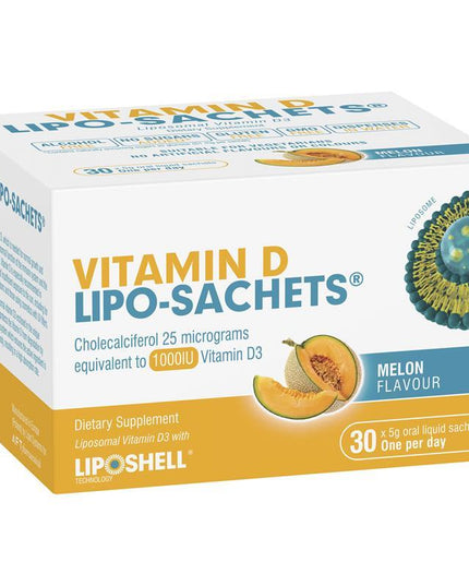 Lipo-Sachets Vitamin D Melon 5g 30 Sachets