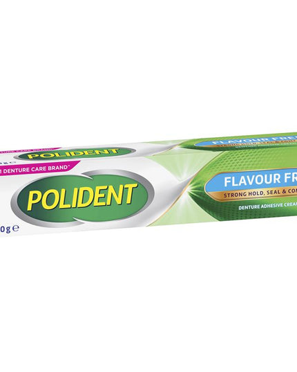 Polident Denture Adhesive Cream Flavour Free 60g