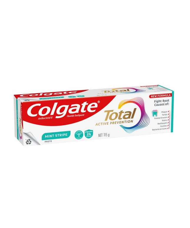 Colgate Toothpaste Total Active Prevention Mint Stripe 115g