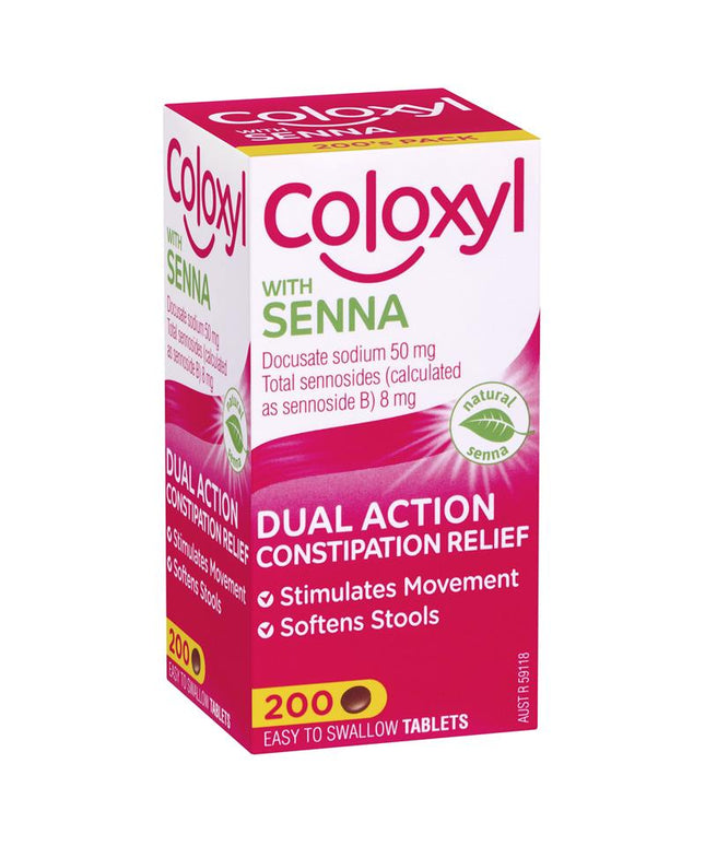 Coloxyl With Senna Tablets 200