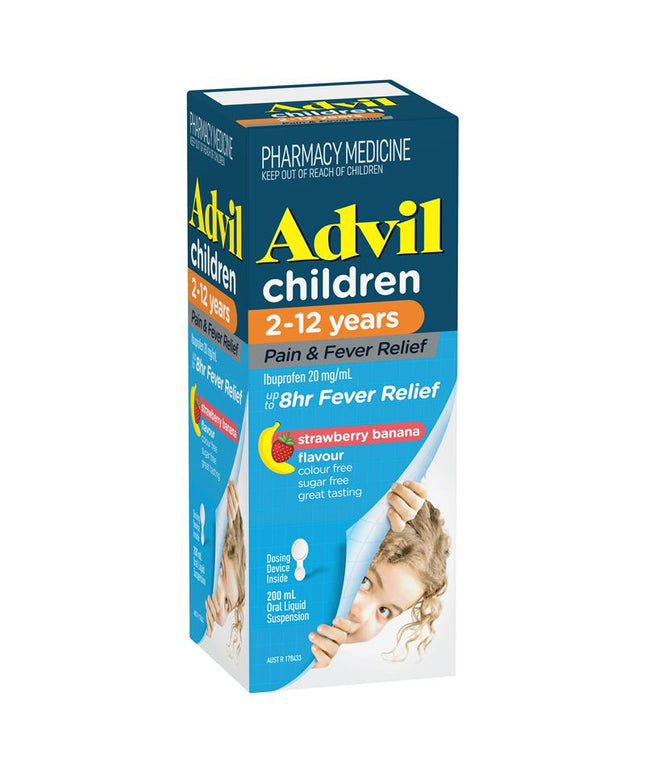 Advil Pain & Fever Suspension 200mL