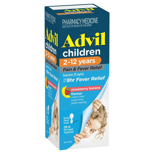 Advil Pain & Fever Suspension 200mL