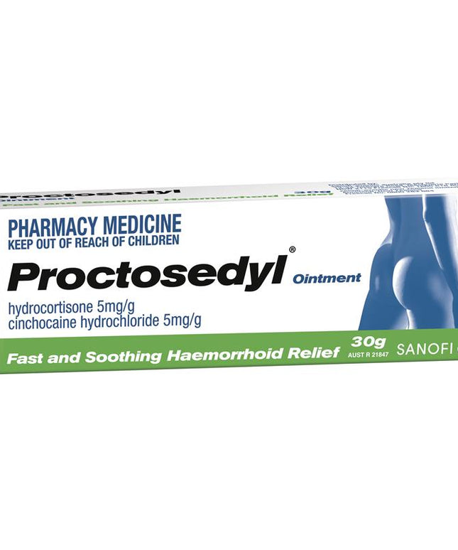 Proctosedyl Haemorrhoids Relief Ointment Cream 30g