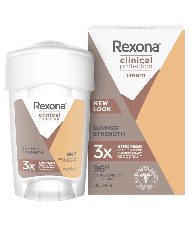 Rexona for Women Clinical Protection Antiperspirant Deodorant Summer Strength 45ml
