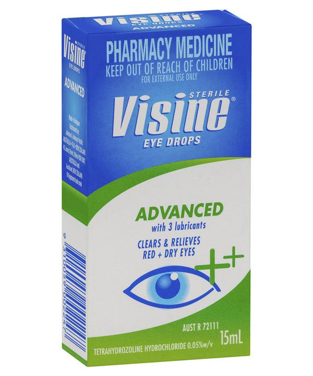 Visine Advanced Relief Eye Drops 15mL