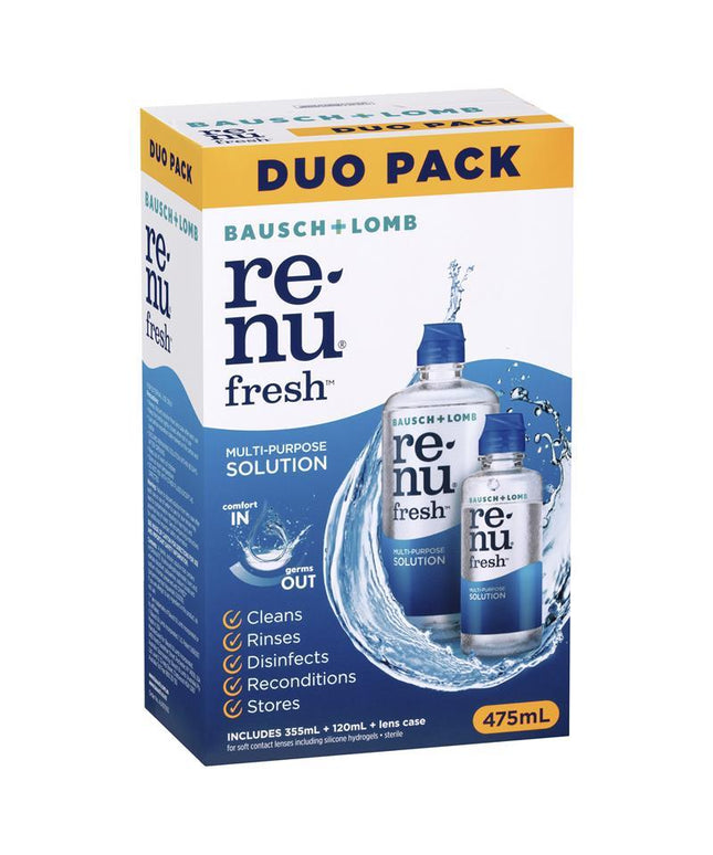 Bausch & Lomb Renu Fresh Multi-Purpose Duo Pack 355ml + 120ml