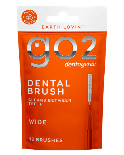 Dentagenie Interdental Brush Wide Orange 12 Pack