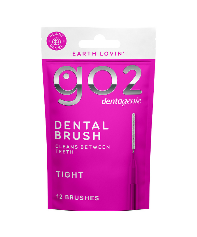 Dentagenie Interdental Brush Tight Pink 12 Pack