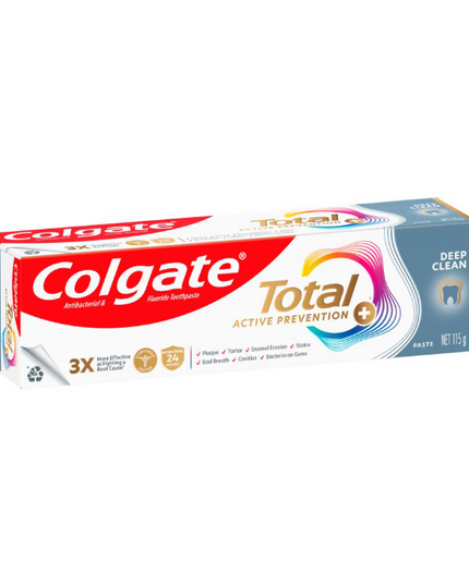 Colgate Total Active Prevention+ Deep Clean Toothpaste 115g
