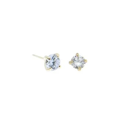 Cubic Zirconia 5mm Gold