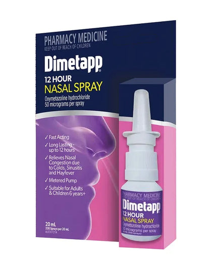Dimetapp 12 Hour Nasal Spray 20ml