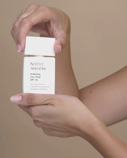 Natio Ageless Hydrating Face Fluid SPF 50+ 60ml