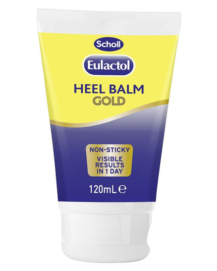 Scholl Eulactol Foot Heel Balm Gold 120ml - Rough Dry or Cracked Skin