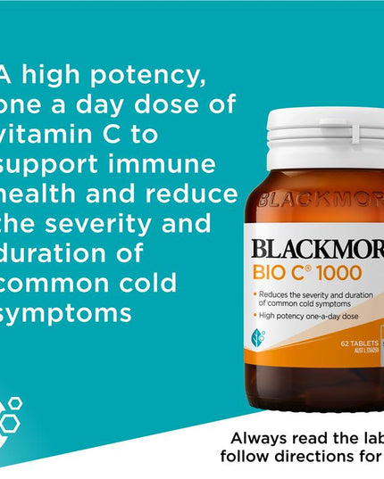 Blackmores Bio C 1000mg 62 Tablets