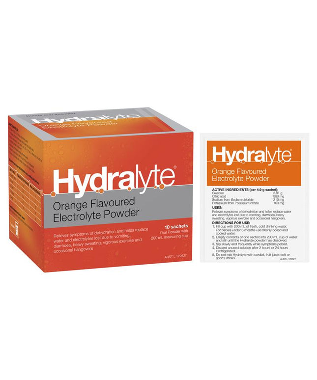 Hydralyte Powder Orange 5G X 10