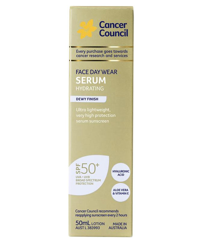 Cancer Council SPF 50+ Face Day Wear Serum 50ml