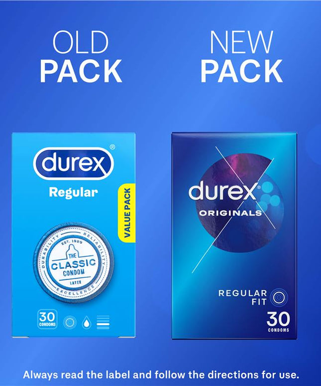 Durex Regular Condoms Original 30 Pack