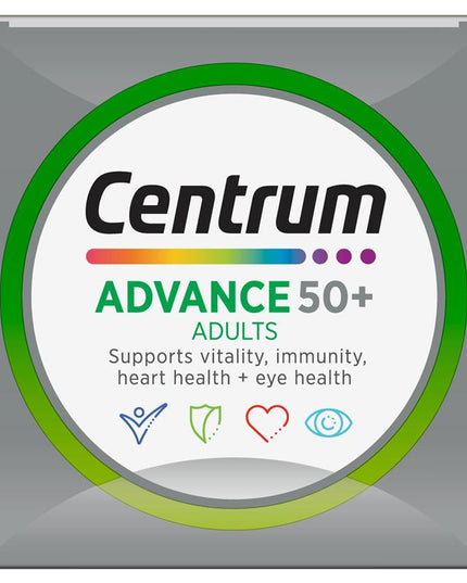 Centrum Advance Multivitamin 50+ 100 Tablets