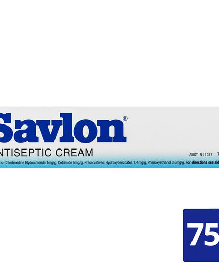 Savlon Antiseptic Cream for Cuts Grazes Bites 75g