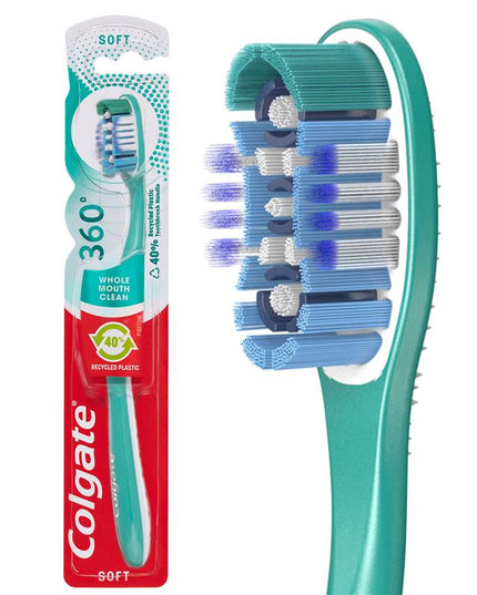 Colgate 360 Whole Mouth Clean Compact head Toothbrush Soft