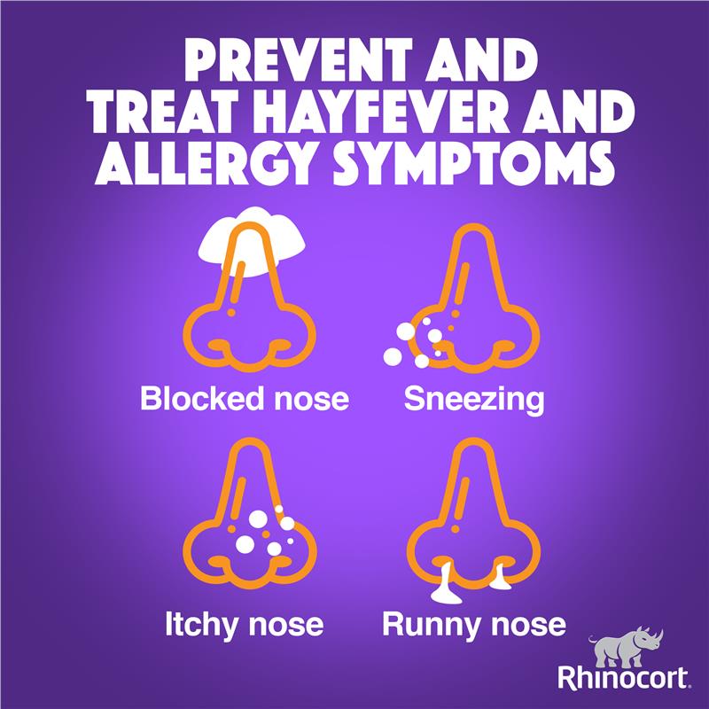 Rhinocort Extra Strength Hayfever & Allergy Nasal Spray 120 Sprays