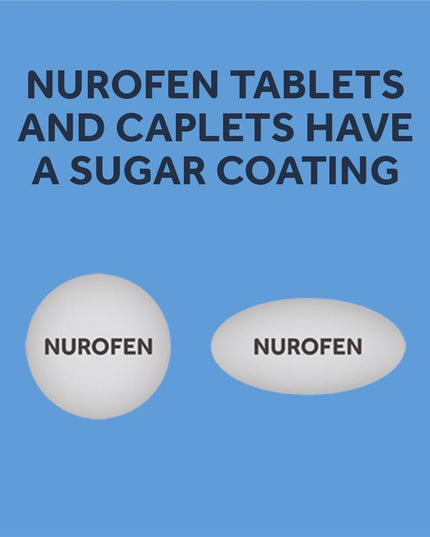 Nurofen Pain and Inflammation Relief Caplets 200mg Ibuprofen 48 pack