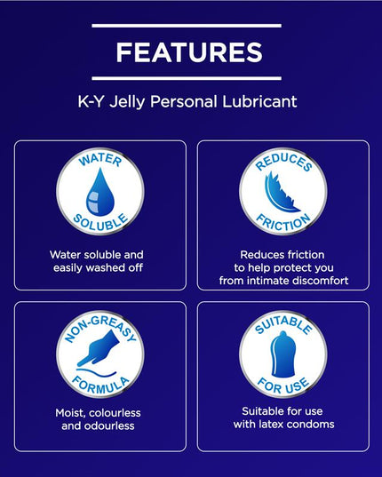 Durex K-Y Jelly Personal Intimate Gel Lubricant 100g