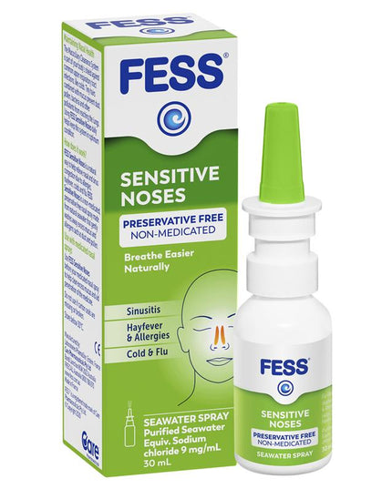 Fess Sensitive Noses Seawater Nasal Spray 30ml