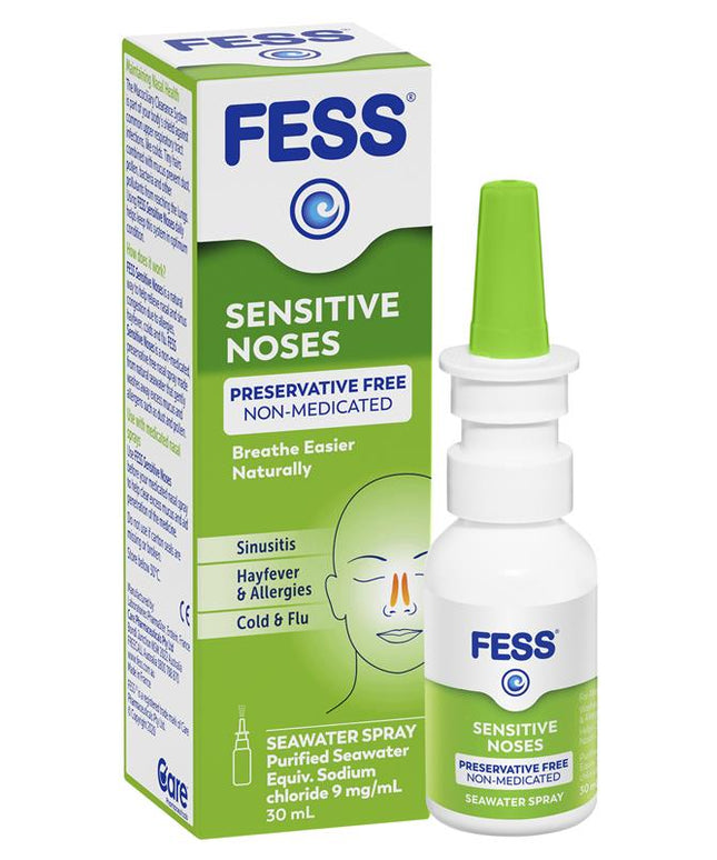 Fess Sensitive Noses Seawater Nasal Spray 30ml