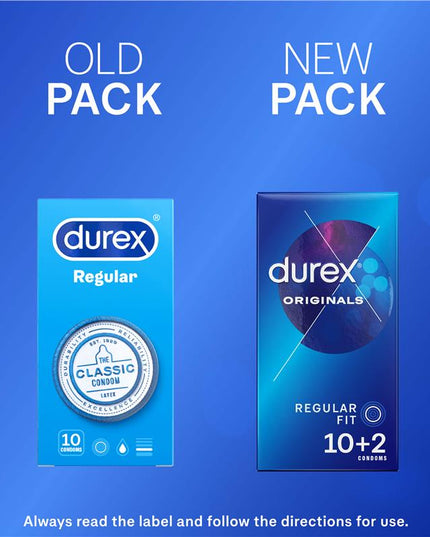 Durex Regular Condoms Original 10 Pack
