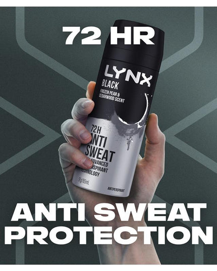 Lynx Deodorant Antiperspirant Black 165ml