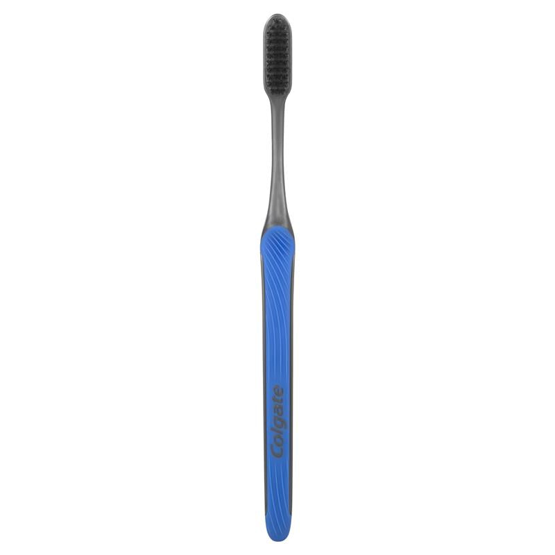 Colgate SlimSoft Charcoal Toothbrush Soft with charcoal infused bristles