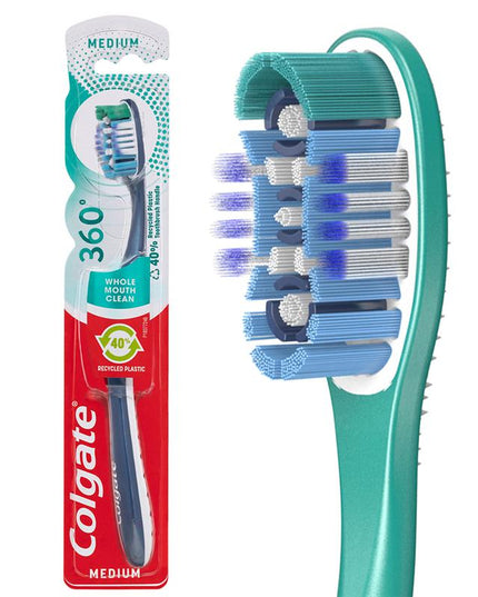 Colgate Toothbrush 360 Degree Medium Twin Pack