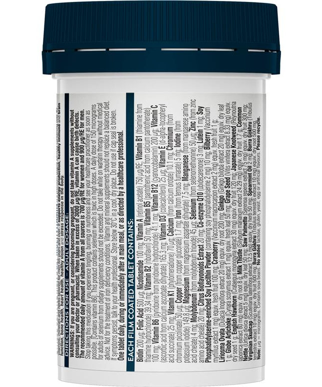 Swisse Mens Multivitamin 65+ 60 Tablets