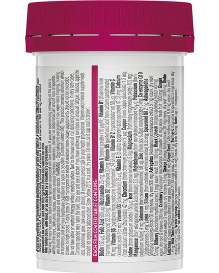 Swisse Womens Multivitamin 50+ 60 Tablets