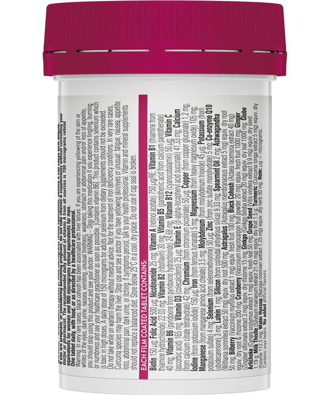 Swisse Womens Multivitamin 50+ 60 Tablets