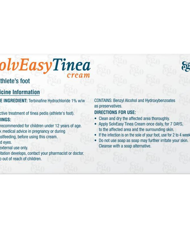 Solveasy Tinea Cream For Athlete's Foot 15g