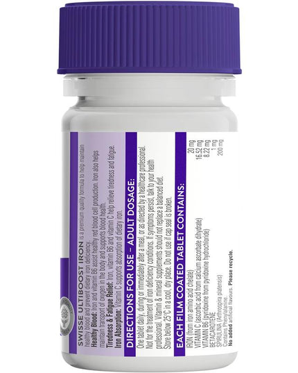 Swisse Ultiboost Iron 30 Tablets