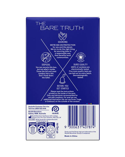 Durex Regular Condoms Original 30 Pack